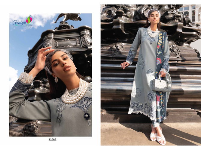 Chikankari Vol 13 By Saniya  Embroidery Cotton Pakistani Salwar Suits Wholesale Market In Delhi
